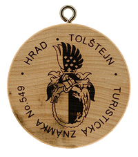 Turistická známka č. 549 - Tolštejn