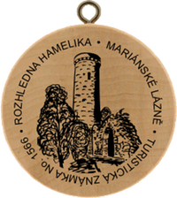 Turistická známka č. 1566 - Rozhledna Hamelika