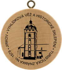 Turistická známka č. 1579 - Jirkov - vyhlídková věž a historické sklepení