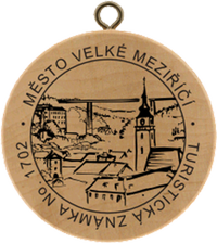 Turistická známka č. 1702 - Město Velké Meziříčí