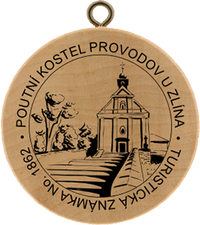 Turistická známka č. 1862 - Poutní kostel Provodov u Zlína