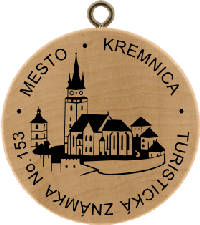 Turistická známka č. 153 - Kremnica