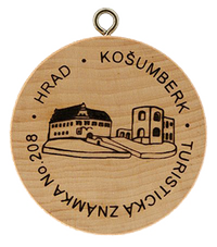 Turistická známka č. 208 - Košumberk