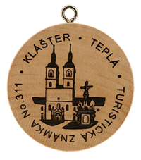 Turistická známka č. 311 - Klášter Teplá