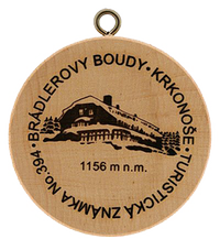 Turistická známka č. 394 - Brádlerovy boudy