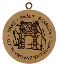 Turistická známka č. 432 - Skály - Štarkov