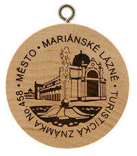 Turistická známka č. 458 - Mariánské Lázně