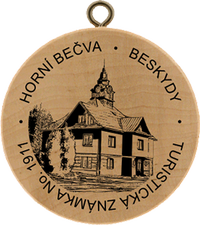 Turistická známka č. 1911 - Horní Bečva