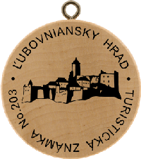 Turistická známka č. 203 - Ľubovnianský hrad