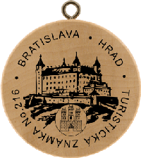Turistická známka č. 216 - Bratislavský hrad