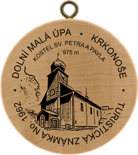 Turistická známka č. 1962 - Dolní Malá Úpa - Krkonoše