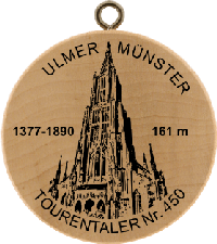 Turistická známka č. 450 - Ulmer Münster