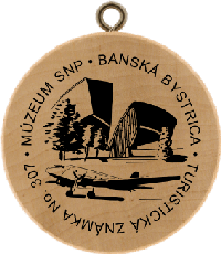 Turistická známka č. 307 - Pamätník SNP Banská Bystrica