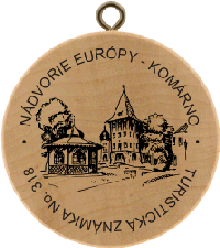 Turistická známka č. 318 - Nádvorie Európy Komárno
