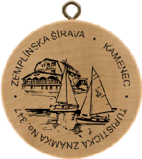 Turistická známka č. 347 - Zemplínska Šírava - Kamenec