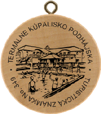 Turistická známka č. 349 - Termálne kúpalisko Podhájska