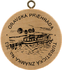 Turistická známka č. 363 - Oravská priehrada