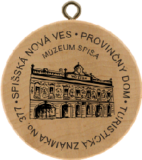 Turistická známka č. 377 - Provinčný dom - Múzeum Spiša