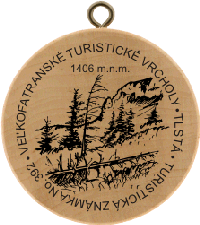 Turistická známka č. 392 - VEĽKOFATRANSKÉ TURISTICKÉ VRCHOLY-TLSTÁ