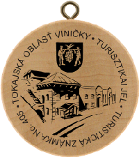 Turistická známka č. 405 - Tokajská oblasť VINIČKY