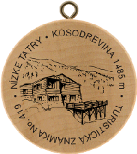Turistická známka č. 419 - Nízke Tatry-Kosodrevina 1485m n.m.