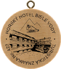 Turistická známka č. 422 - HORSKÝ HOTEL BIELE VODY
