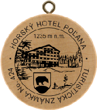 Turistická známka č. 424 - Horský hotel Poľana