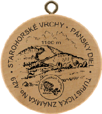 Turistická známka č. 429 - STAROHORSKÉ VRCHY- PÁNSKY DIEL