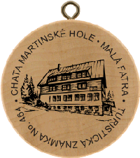 Turistická známka č. 464 - CHATA MARTINSKÉ HOLE - MALÁ FATRA
