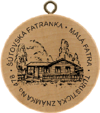 Turistická známka č. 478 - ŠÚTOVSKÁ FATRANKA - MALÁ FATRA