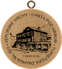 Turistická známka č. 520 - Veporské vrchy - Chata pod Hrbom - 1100m n.m.