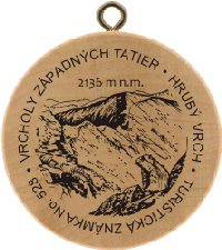 Turistická známka č. 528 - Vrcholy Západných Tatier - Hrubý vrch