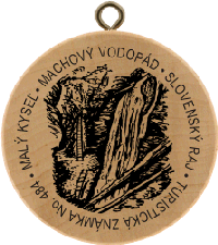 Turistická známka č. 484 - Malý Kyseľ - Machový vodopád - Slovenský raj