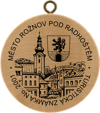 Turistická známka č. 2001 - Město Rožnov pod Radhoštěm