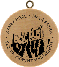 Turistická známka č. 223 - Starý hrad Strečno