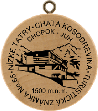 Turistická známka č. 65 - Chopok - juh, chata Kosodrevina