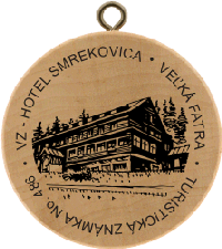 Turistická známka č. 486 - VZ - HOTEL SMREKOVICA - VEĽKÁ FATRA