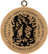 Turistická známka č. 473 - Kôprová dolina 1245 m.n.m.- Kmeťov vodopád - Vysoké Tatry