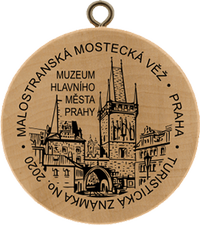 Turistická známka č. 2020 - Malostranská mostecká věž, Praha