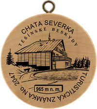 Turistická známka č. 2047 - Chata Severka, Dolní Lomná