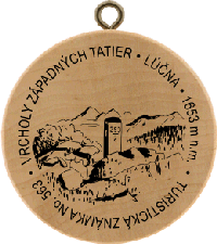 Turistická známka č. 563 - Vrcholy Západných Tatier-Lúčna 1653 m n.m.