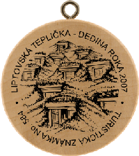 Turistická známka č. 584 - Liptovská Teplička-dedina roku 2007