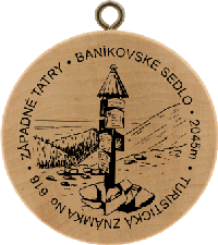 Turistická známka č. 616 - Západné Tatry - Baníkovské sedlo 2045m