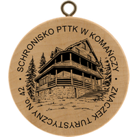 Turistická známka č. 42 - Schronisko PTTK w Komańczy