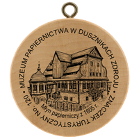 Turistická známka č. 120 - Muzeum Papiernictwa w Dusznikach-Zdroju