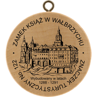 Turistická známka č. 122 - Zamek Książ w Wałbrzychu Turistická známka č. 122 - Zamek Książ w Wałbrzychu
