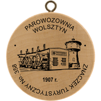 Turistická známka č. 358 - Parowozownia Wolsztyn