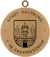 Turistická známka č. 5 - STADT SALZBURG