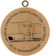 Turistická známka č. 95 - MUSEUM SWAROVSKI KRISTALLWELTEN - WATTENS