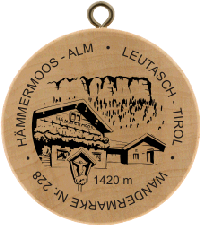 Turistická známka č. 228 - HÄMMERMOOS - ALM